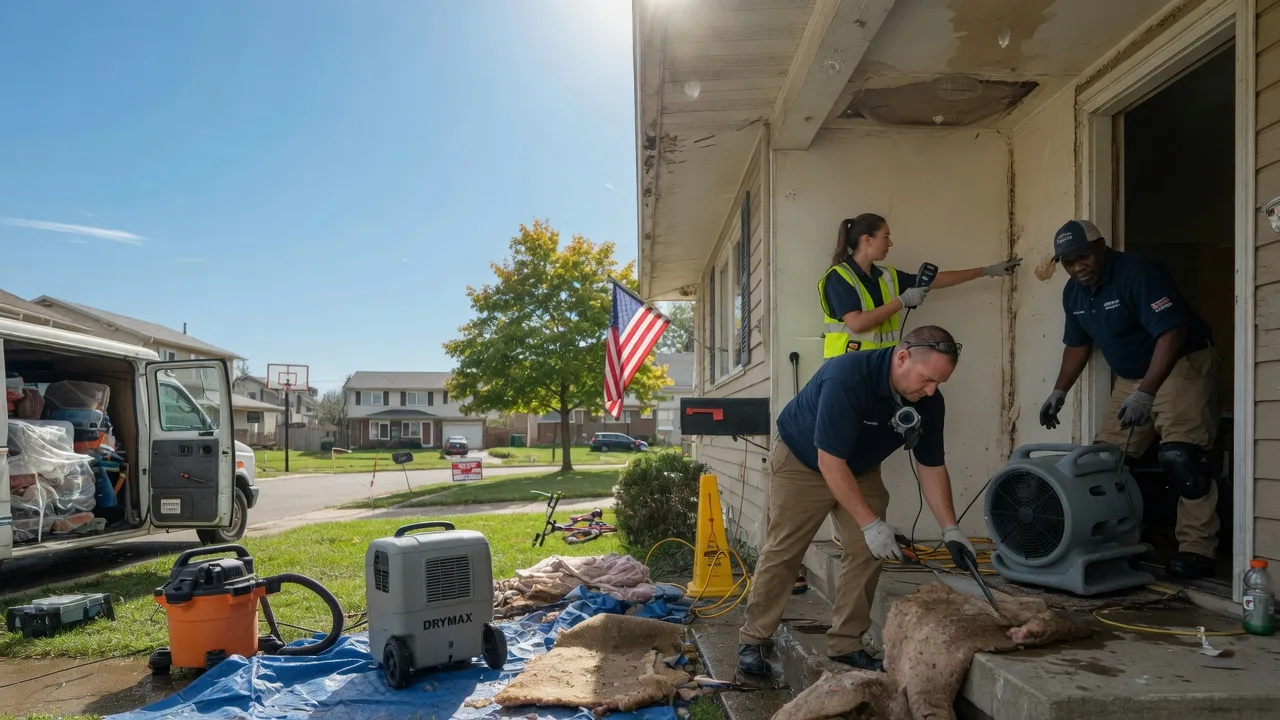 Water Damage Restoration in Baldwin, ND near me